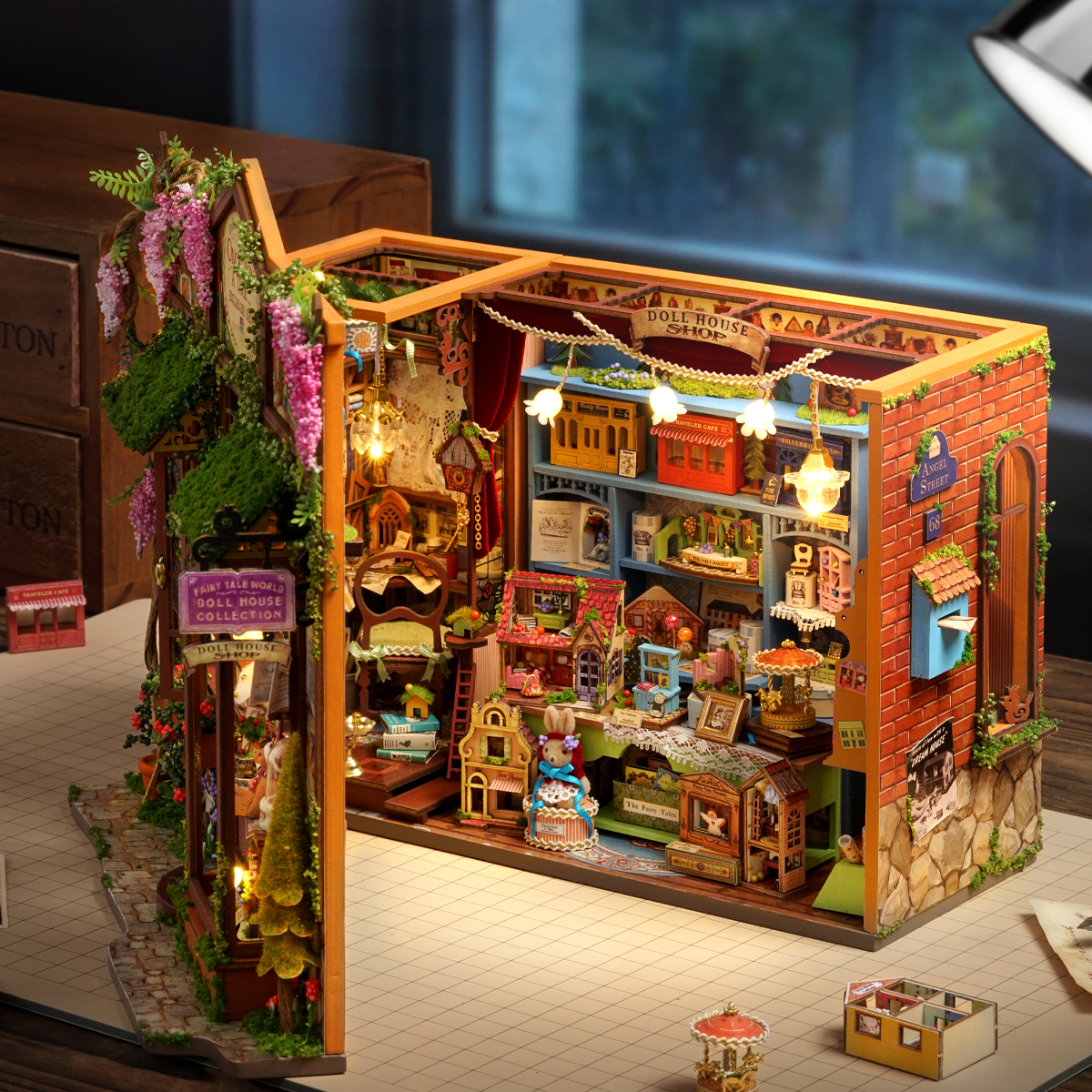 3D Printing House - DIY Fairy-Tale Wonderhouse Casa Wooden Miniature