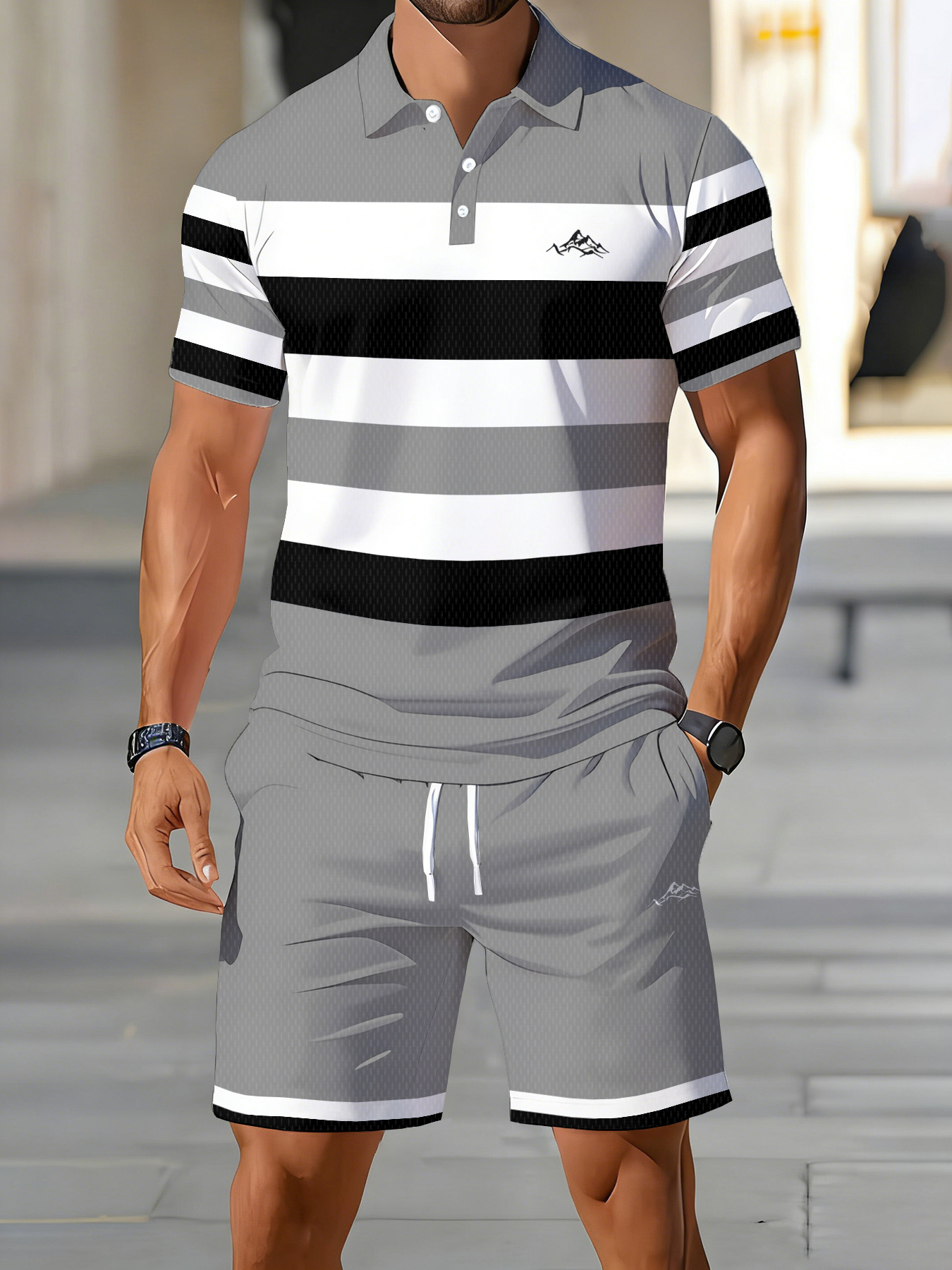 3D Printing Design - 2026 Summer Men's Polo Shirt Set