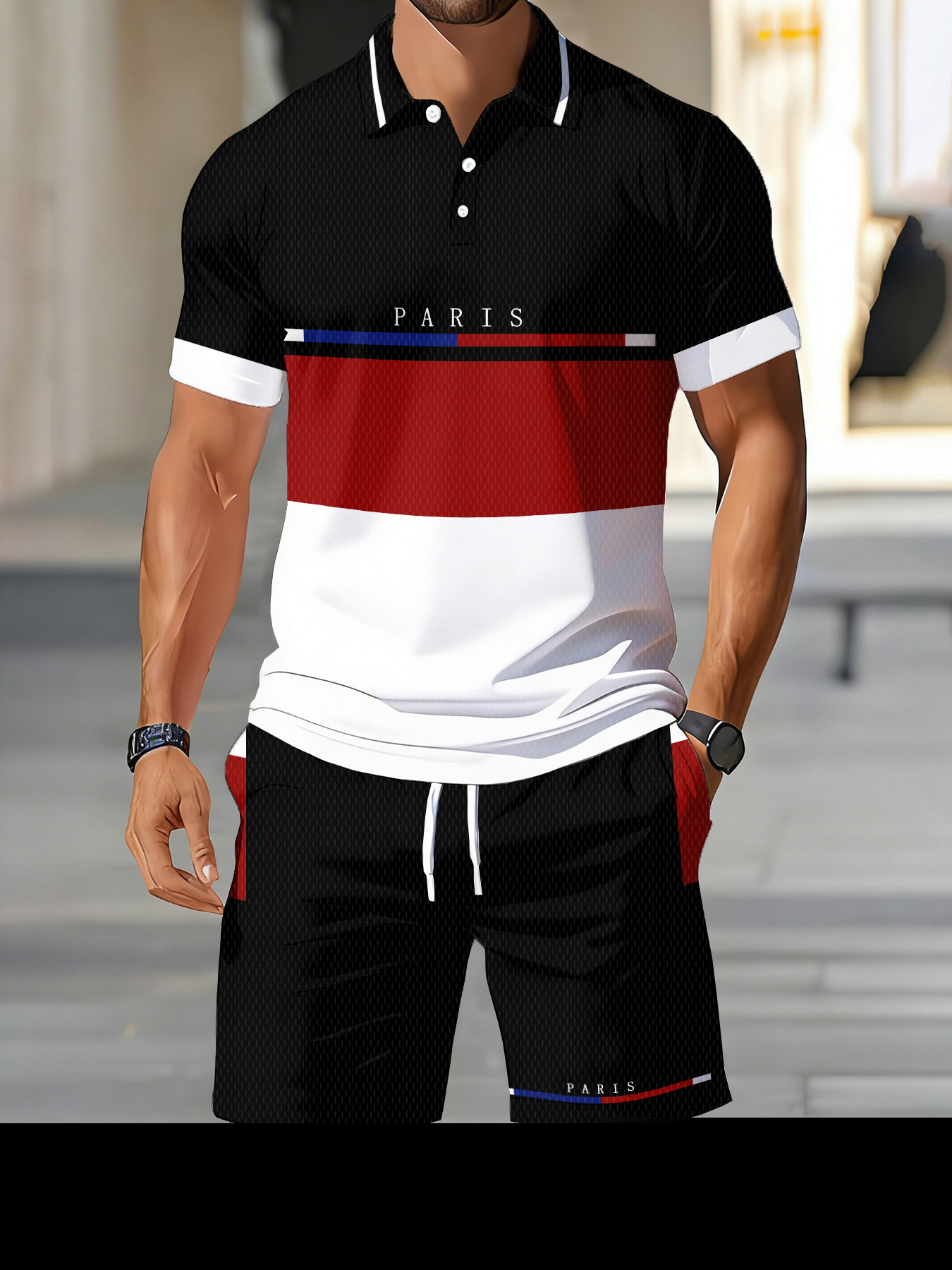 3D Printing Design - 2026 Summer Men's Polo Shirt Set