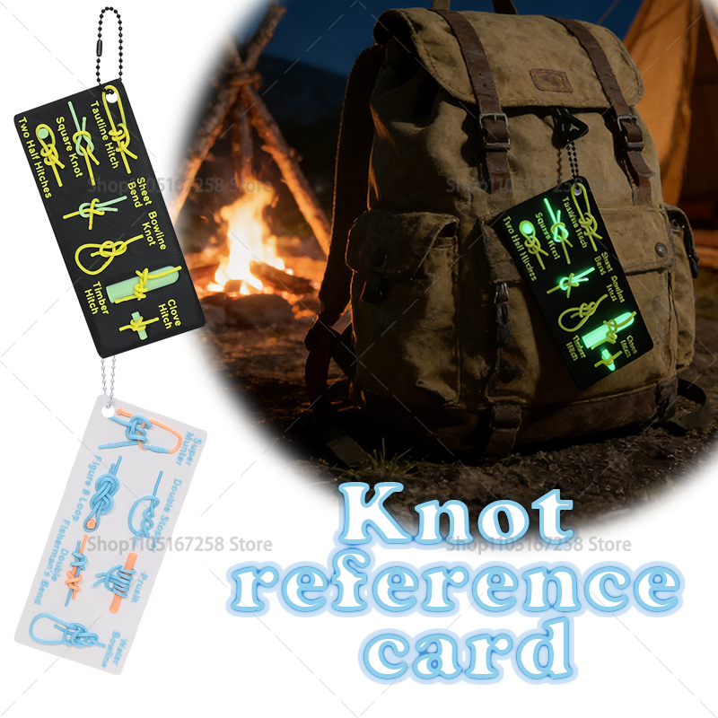 3D Printing Guide - 3D printed knot knotting reference card,