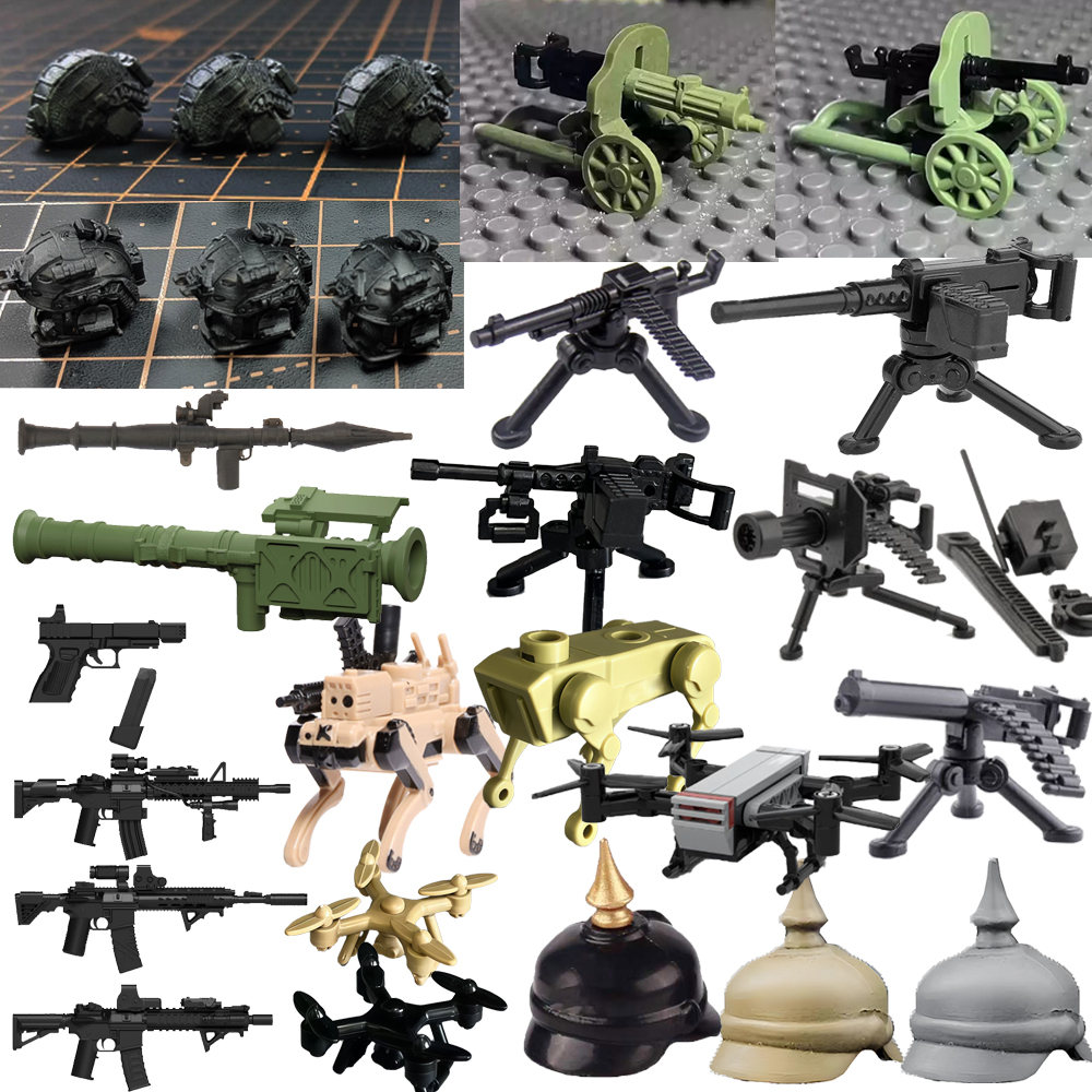 3D Printing Lego Bricks - Military 3D Printed Gun Weapons MOC
