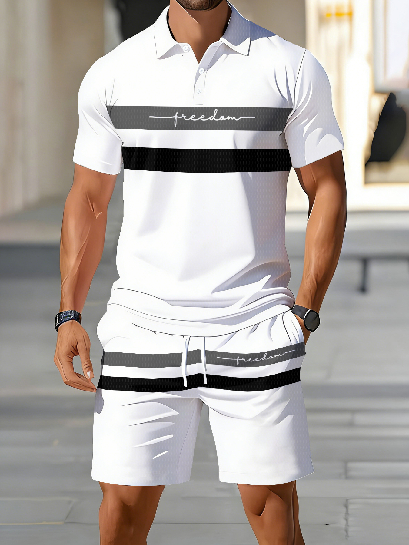 3D Printing Design - 2026 Summer Men's Polo Shirt Set