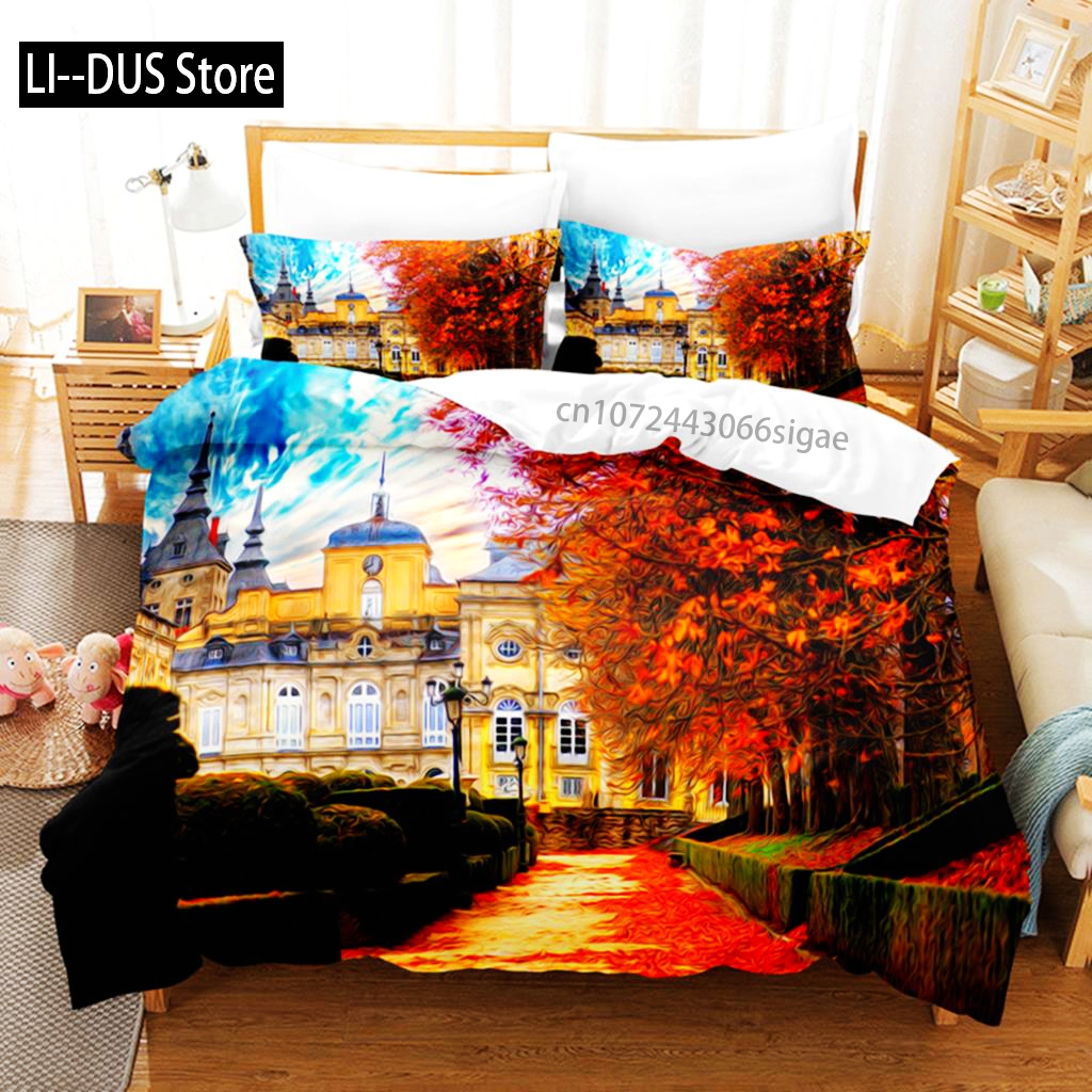 Landscape Painting Bedding Set - 3D Printing House review and price