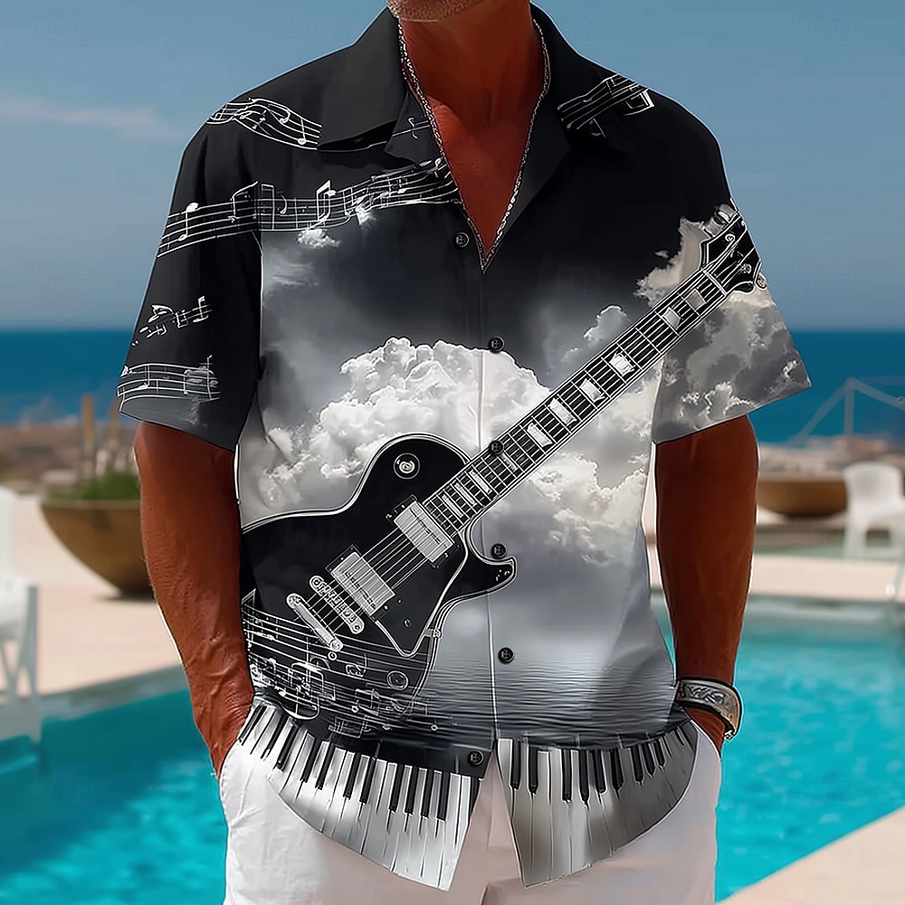 Men's Vintage Retro Music Fest - 3D Printing Guitar review and price
