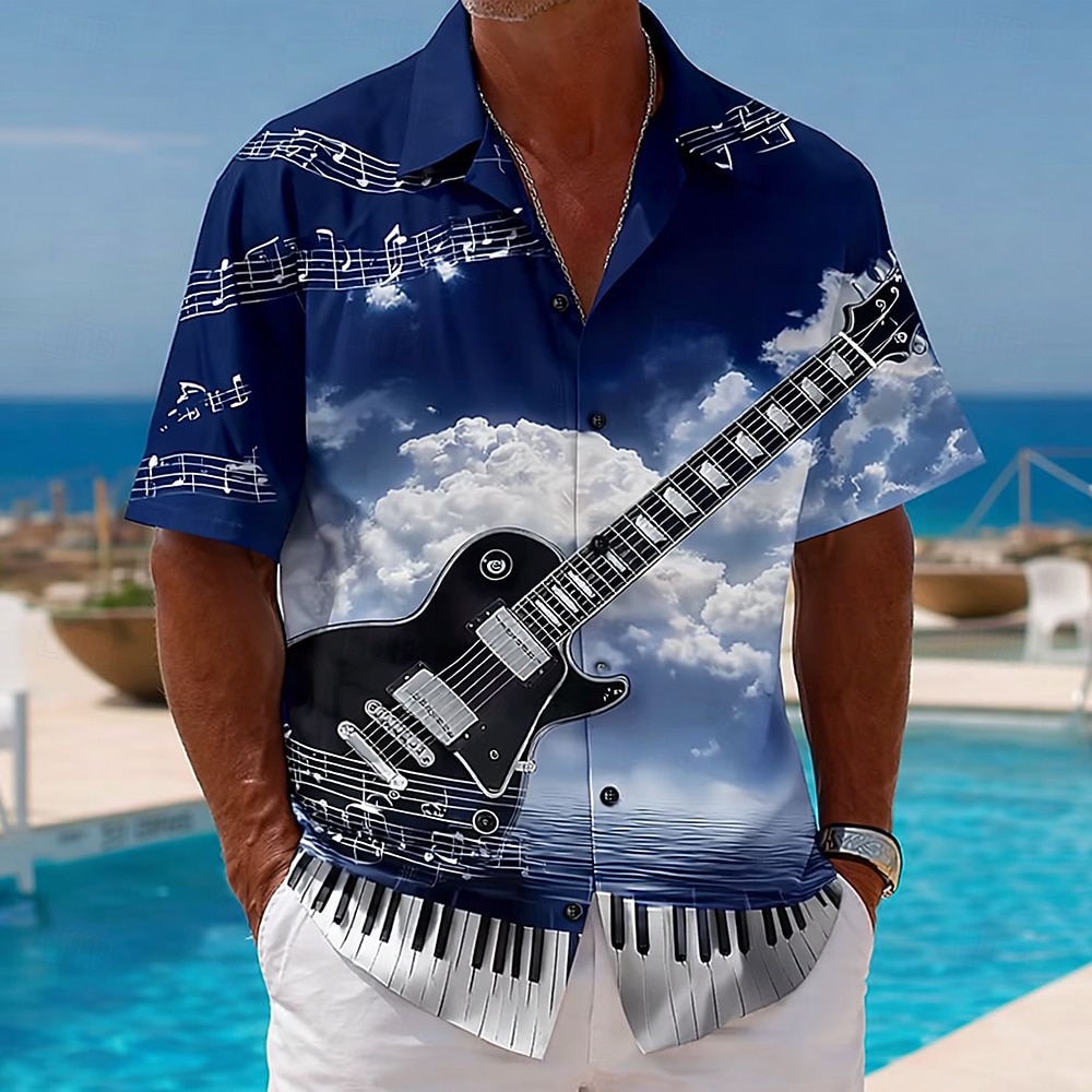 Men's Vintage Retro Music Fest - 3D Printing Guitar review and price