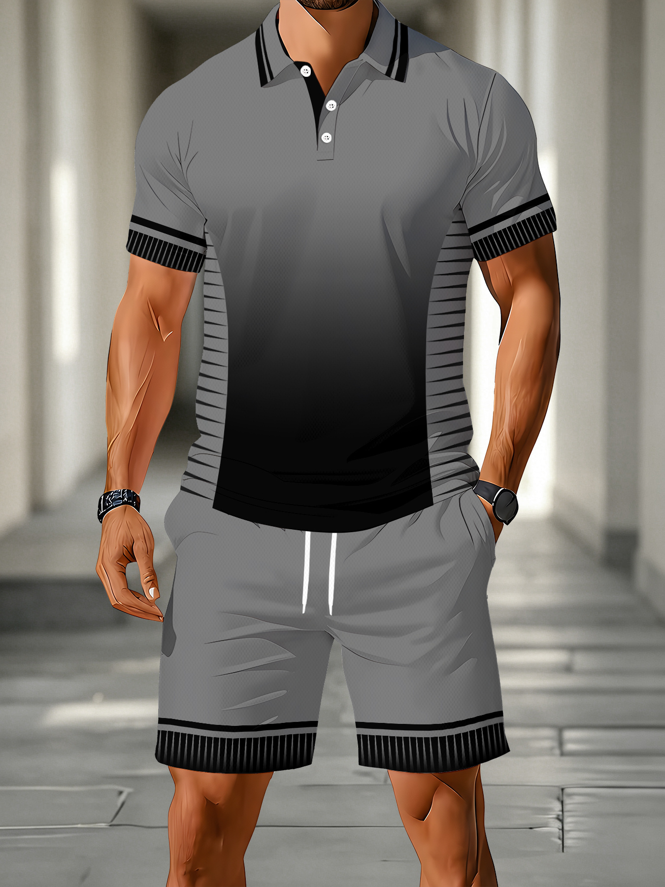 2026 Summer Men's Polo Shirt S - 3D Printing Design review and price