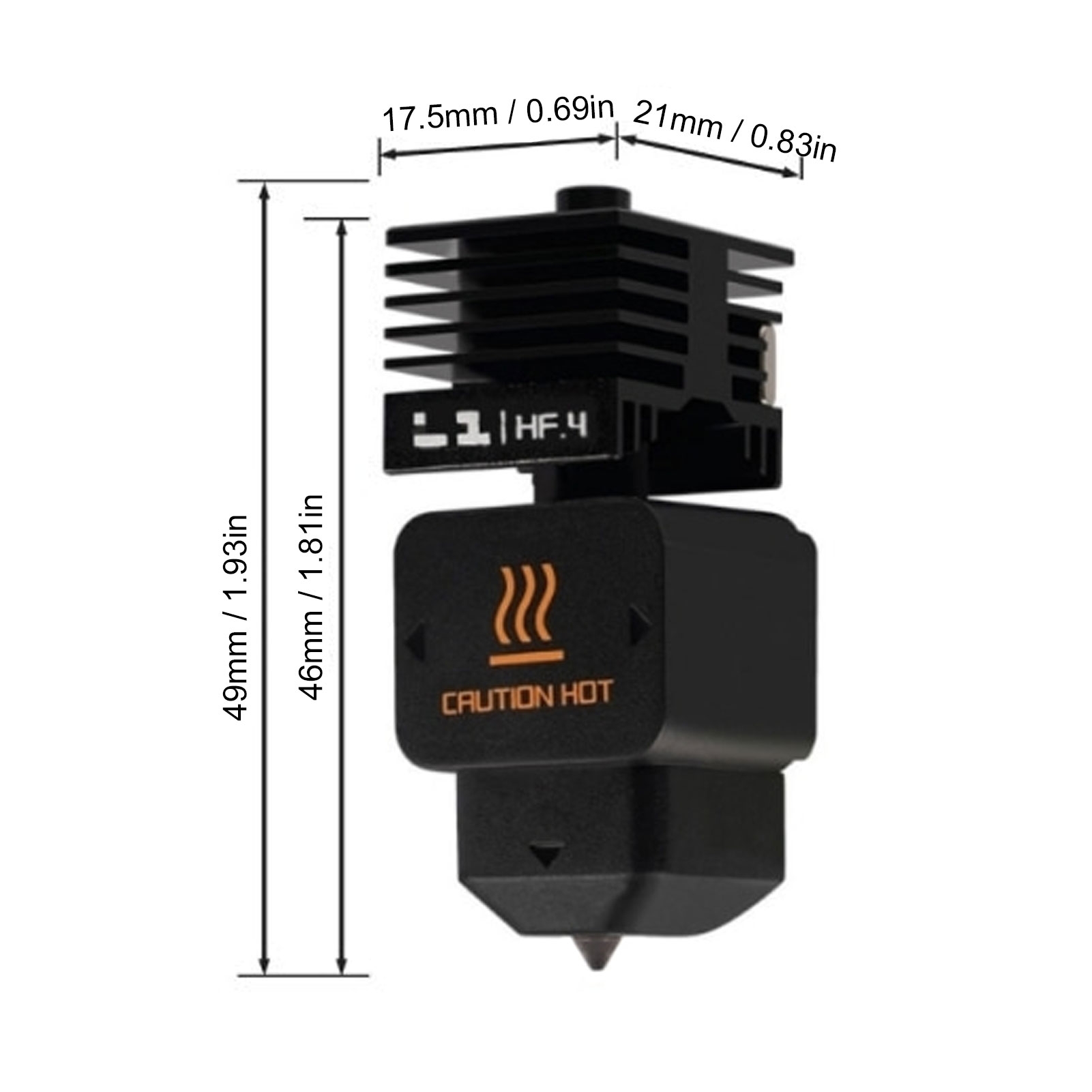 High Flow Hotend Replacement f - 3D Printing Bambu Lab review and price