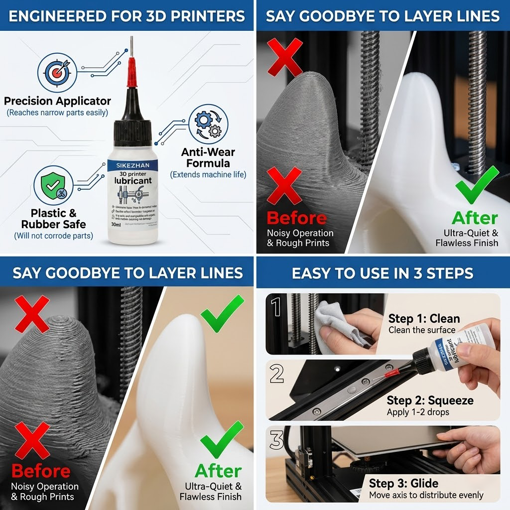 Premium 3D Printer Lubricant G - 3D Printing Guide review and price