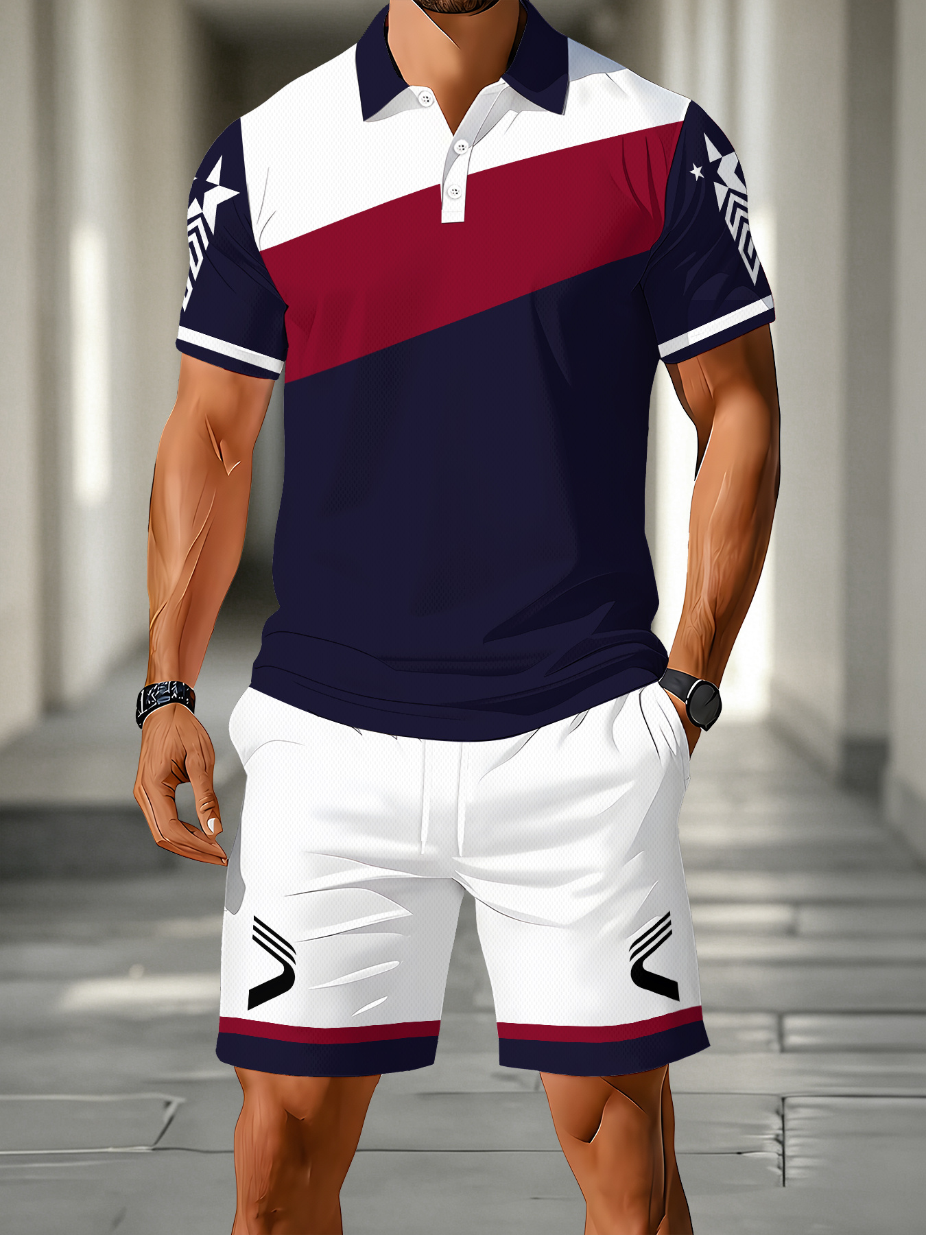 2026 Summer Men's Polo Shirt S - 3D Printing Design review and price