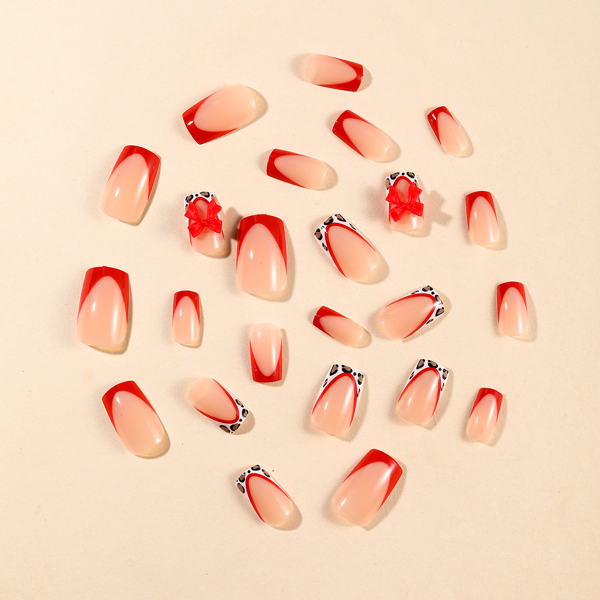 24pcs Red French Style Fake Na - 3D Printing Material review and price