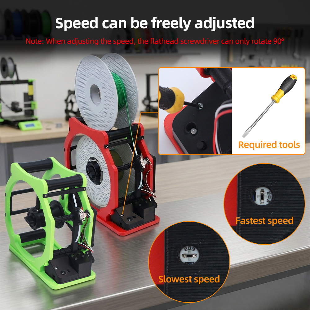 Upgraded Motorized Filament Wi - 3D Printing Xyz review and price