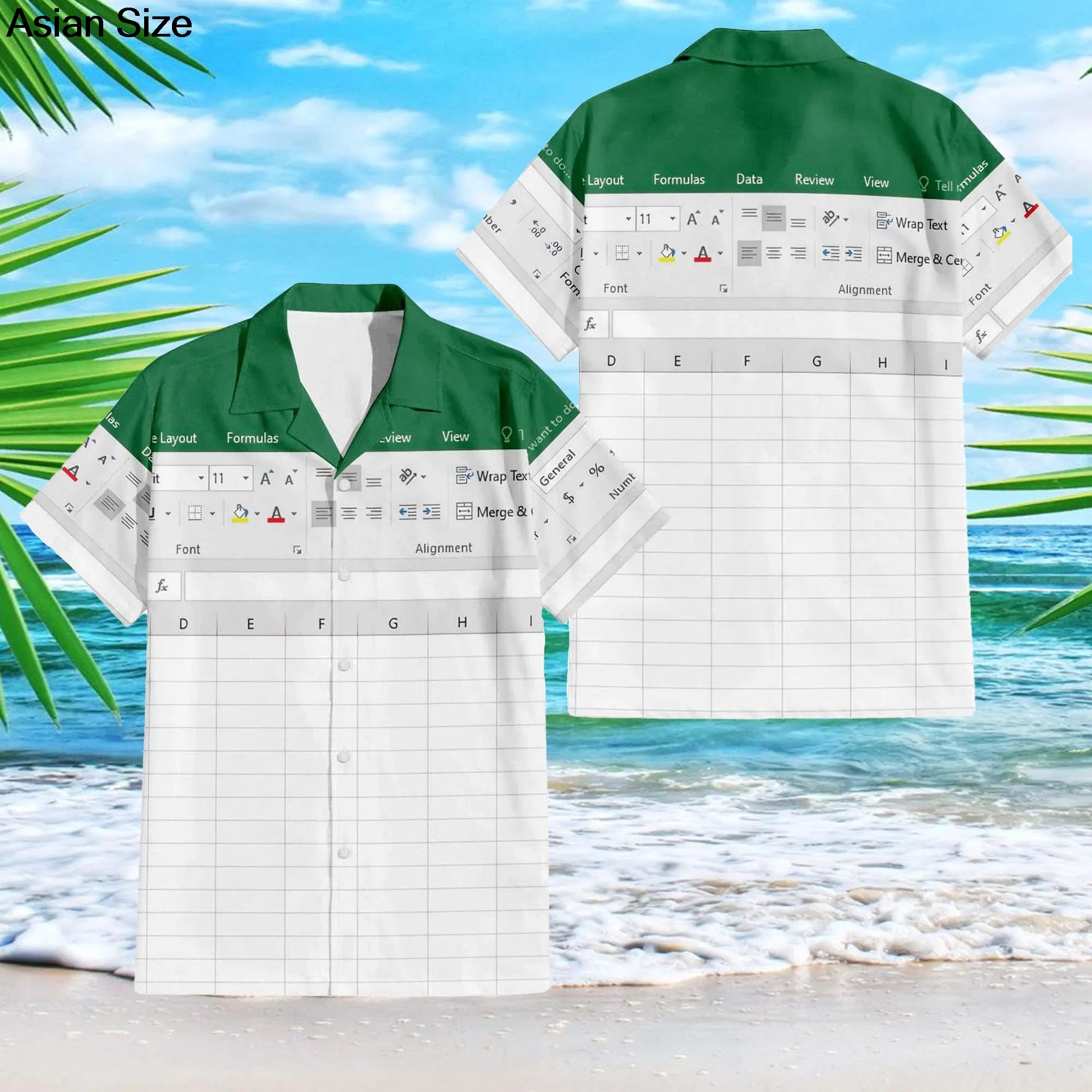 Excel Hawaiian Shirt Men's Fas - 3D Printing Design Software review and price
