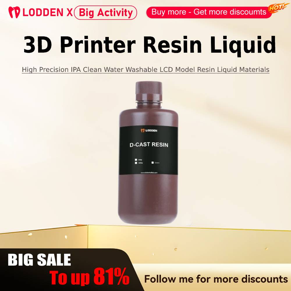 Lodden 3D Printer Resin Liquid - 3D Printing Xyz review and price