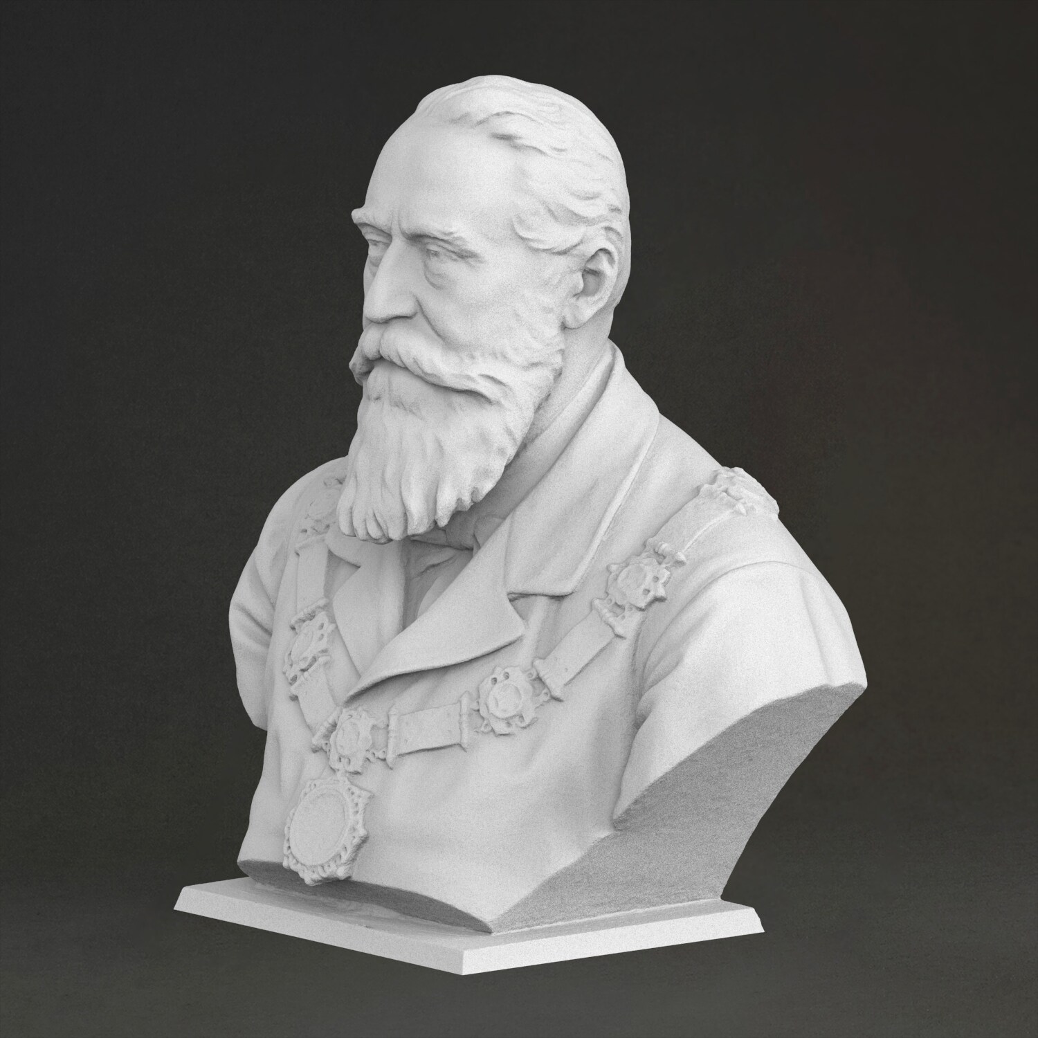 “Bust of Johann Steddell” scul - 3D Printing Material review and price