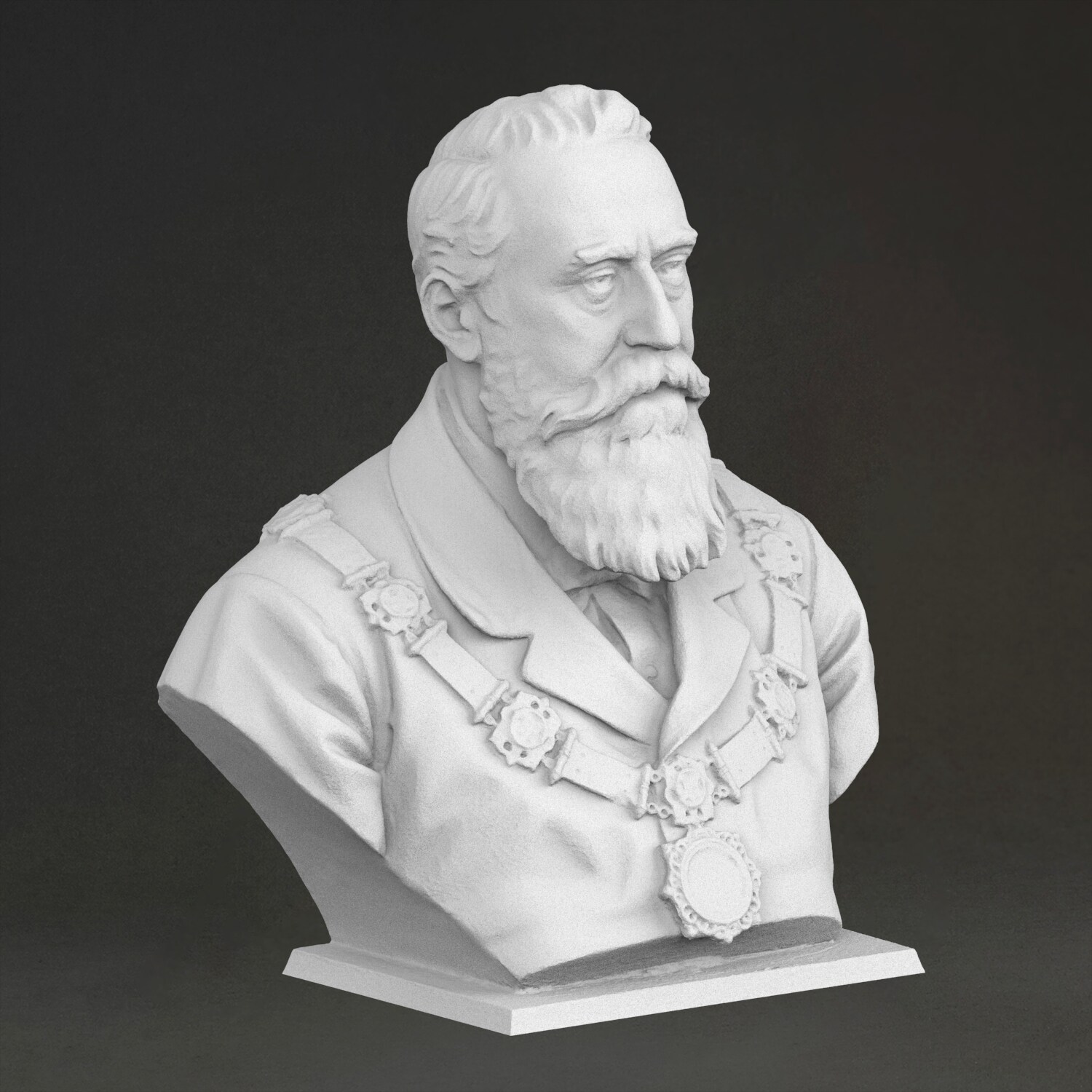 “Bust of Johann Steddell” scul - 3D Printing Material review and price