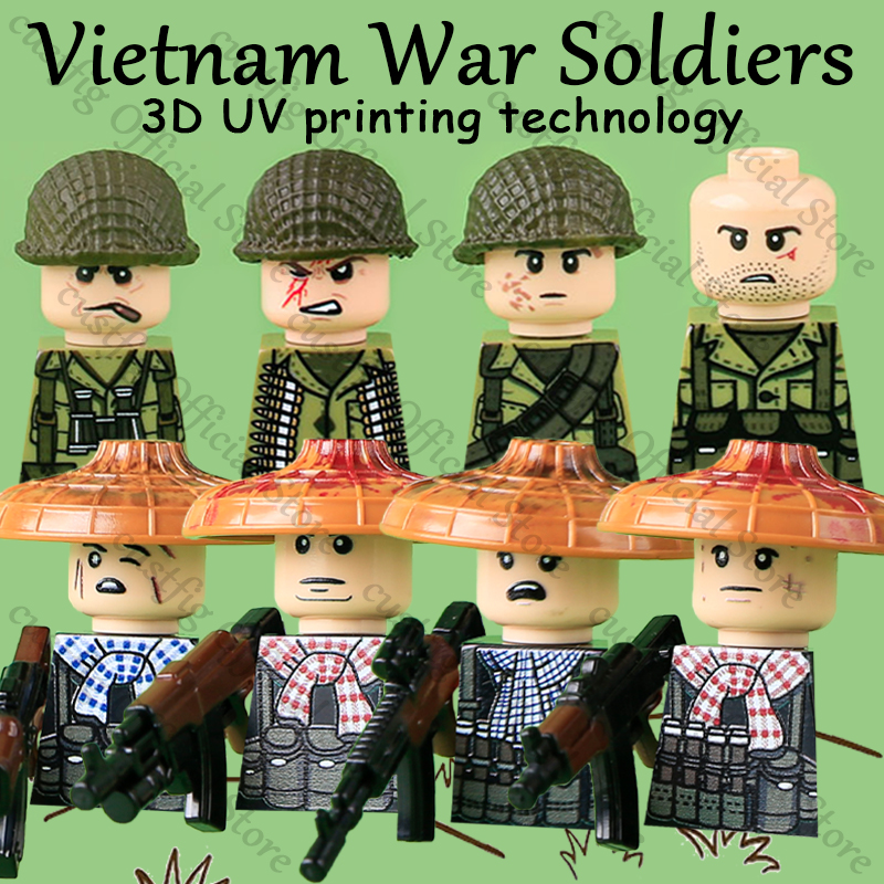 WW2 Soldier Figures Weapon 3D  - 3D Printing Lego Bricks review and price