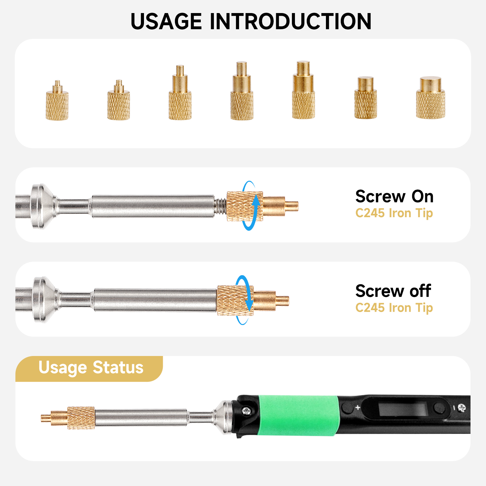 ST Soldering Tips Heat Set Ins - 3D Printing Xyz review and price