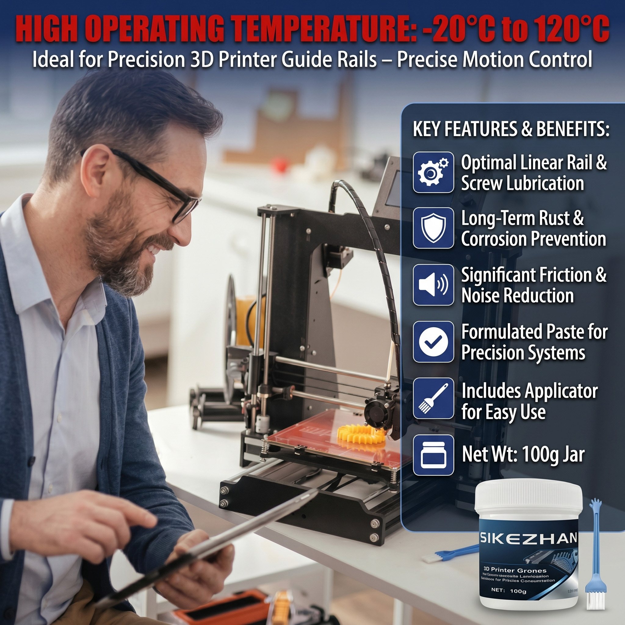 3D Printer Lithium Grease High - 3D Printing Guide review and price