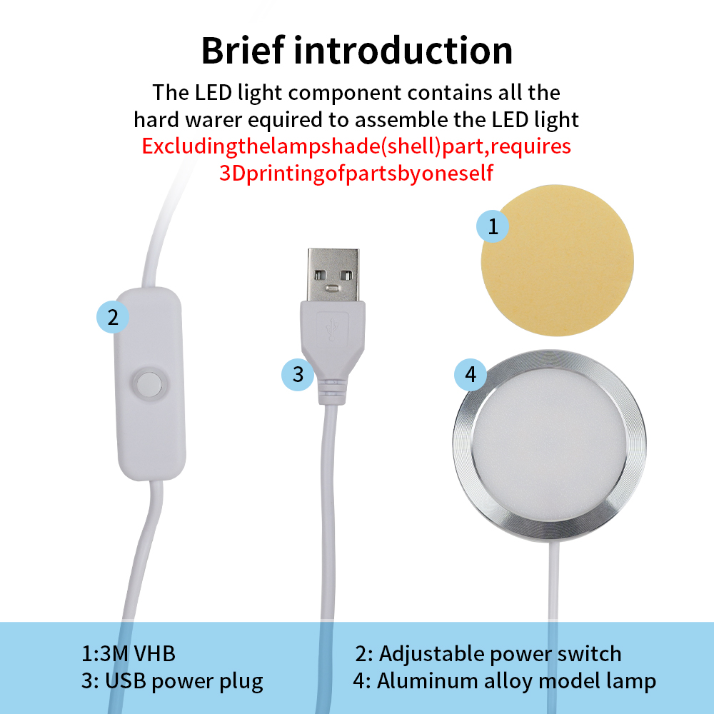 For Bambu Lab Led Lamp Kit 001 - 3D Printing Bambu Lab review and price