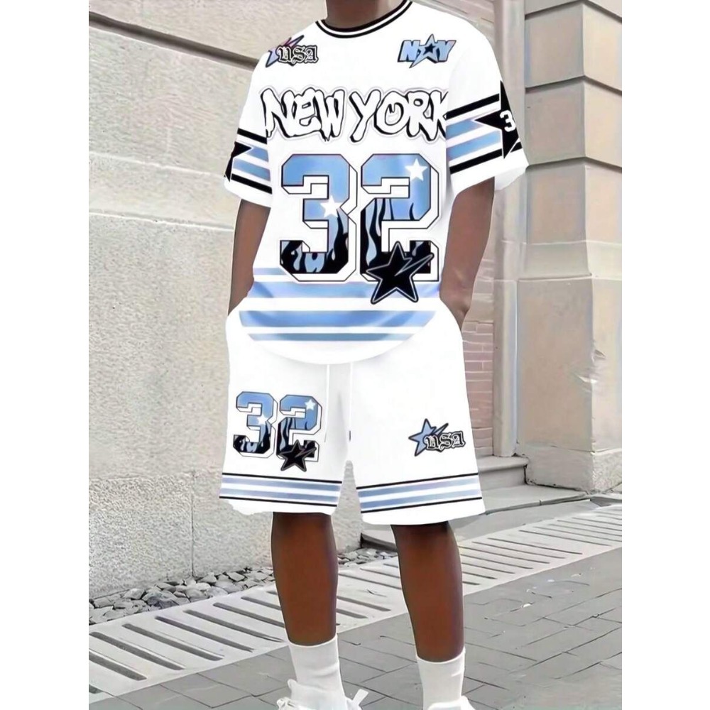 Men's Trendy Two-piece Set: T- - 3D Printing Design review and price