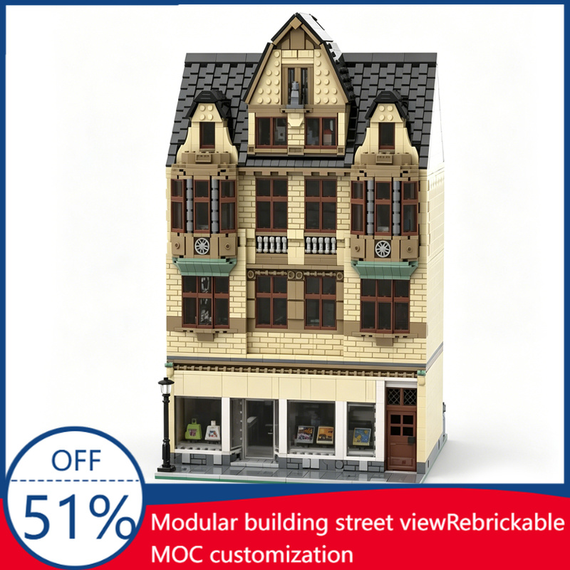 4418 Pcs Modular Town House Pr - 3D Printing House review and price