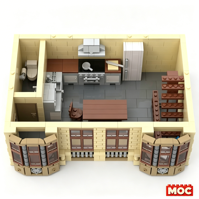 4418 Pcs Modular Town House Pr - 3D Printing House review and price