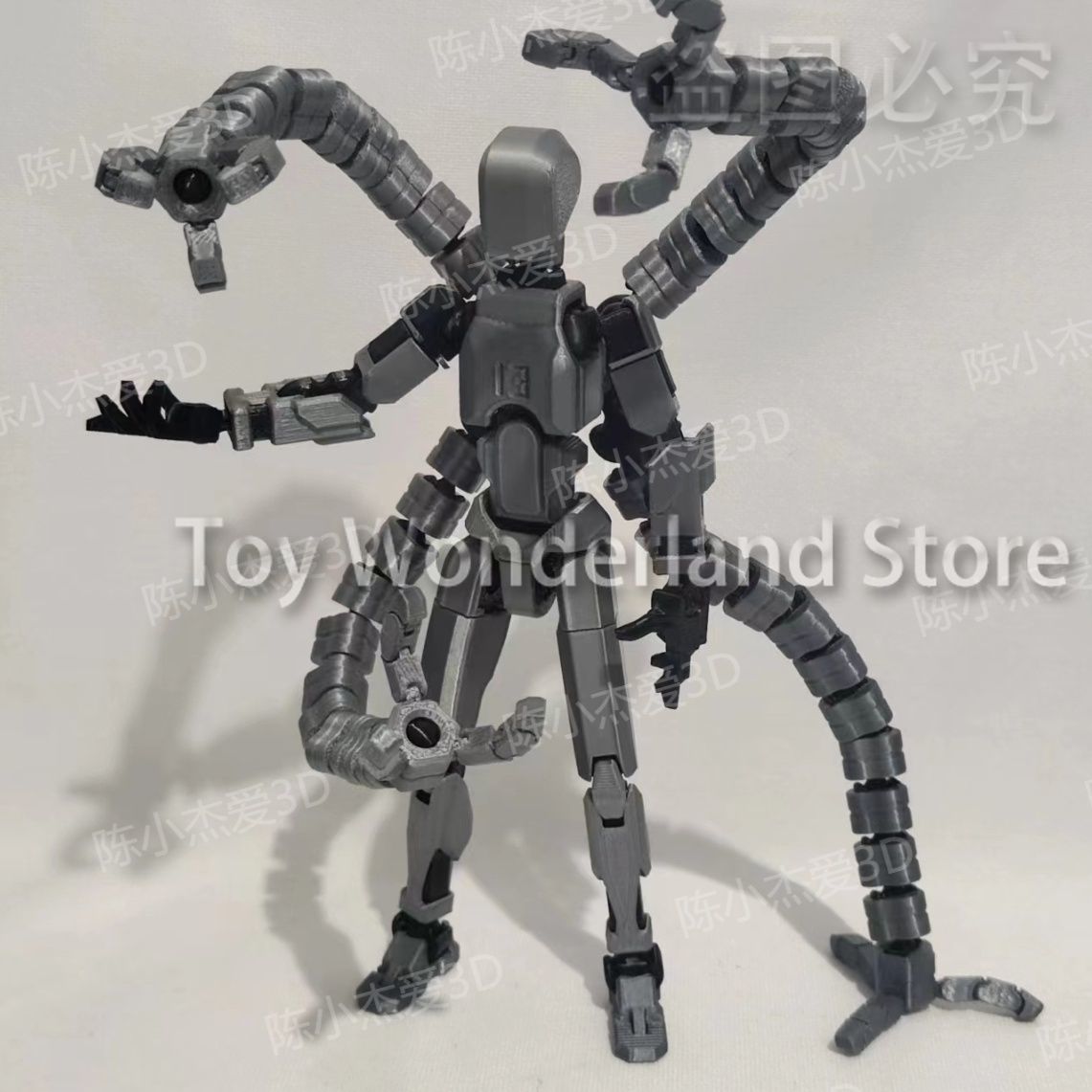 17CM Six Arms 3D Printed Manne - 3D Printing Robot Arm review and price