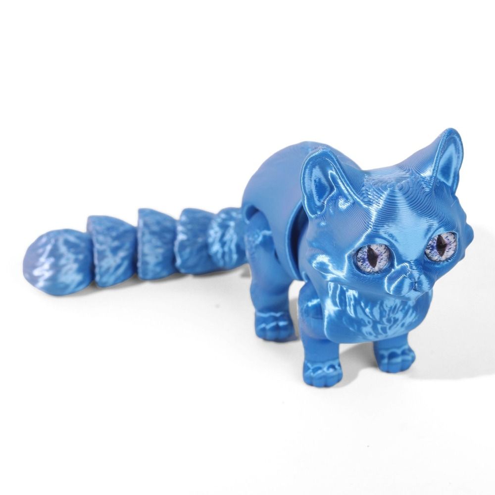 Big Eyes 3D Printed Cat Model  - 3D Printing Material review and price