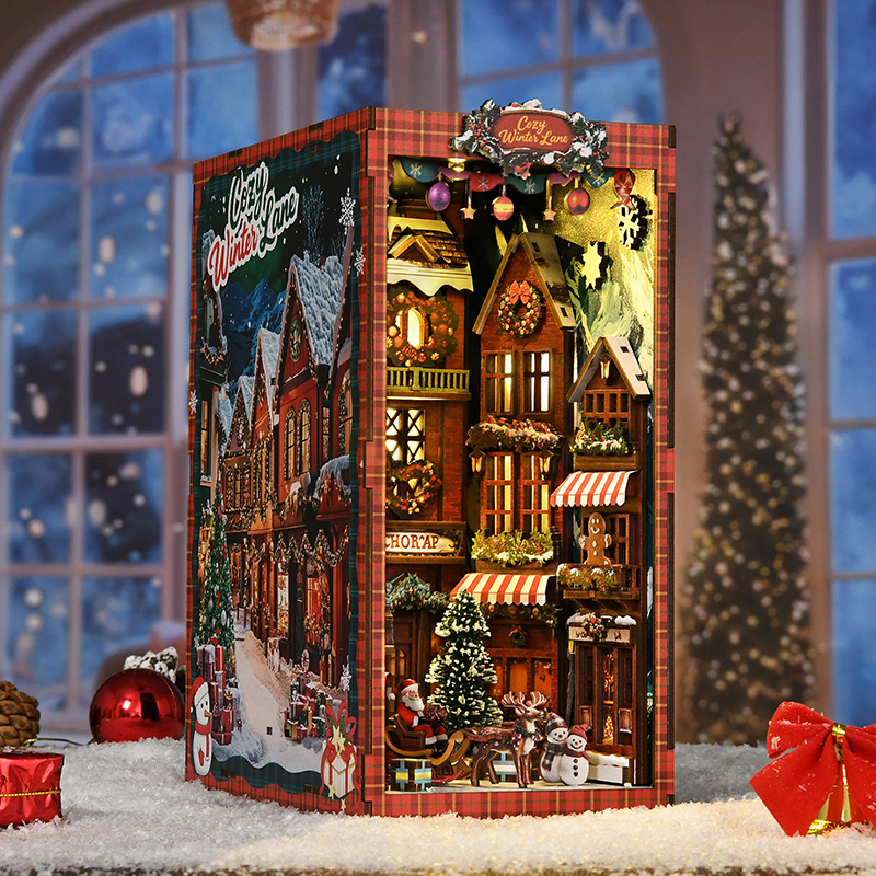 NEW DIY Book Nook Wooden Minia - 3D Printing House review and price