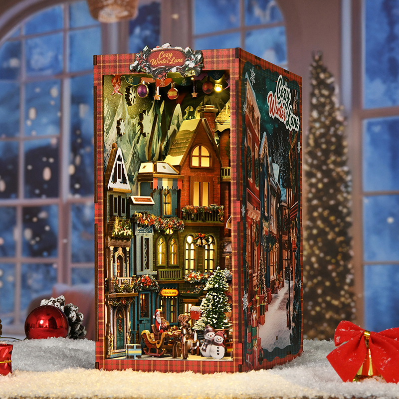 NEW DIY Book Nook Wooden Minia - 3D Printing House review and price