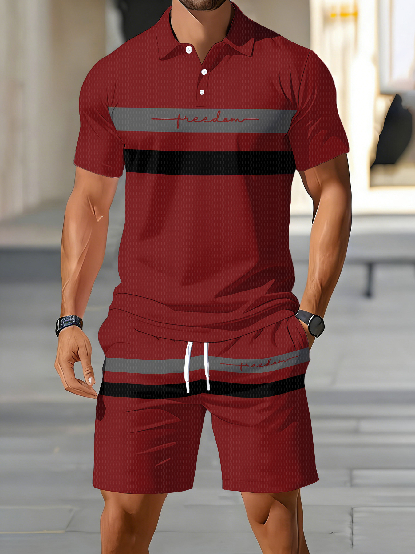 2026 Summer Men's Polo Shirt S - 3D Printing Design review and price